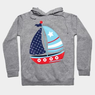 Sailing Boat, Sailor, Sailing, Boat, Ship, Sails Hoodie